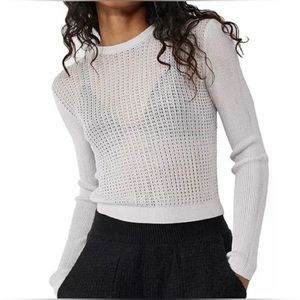 NWT FREE PEOPLE CREW PULLOVER - XS